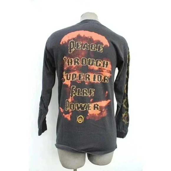 Vintage Men's Gothic CRADLE OF FILTH Long Sleeve T-shirt - Small - Picture 2 of 2